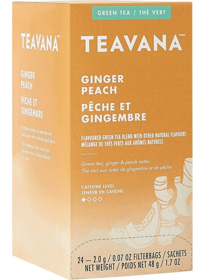 Teavana, SBK12434017, Ginger Peach Green Tea, 24 / Box - Image 1